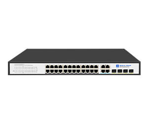 24 Ports Gigabit Unmanaged PoE Switch with 4 Gigabit RJ45/SFP Combo Uplink (SP5220-24PGE4GC)