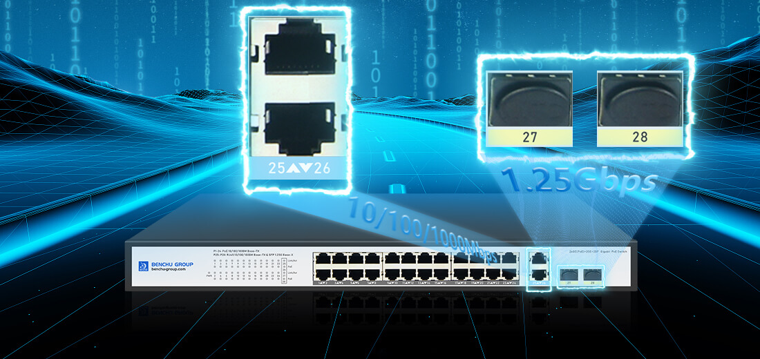 24 port poe unmanaged switch