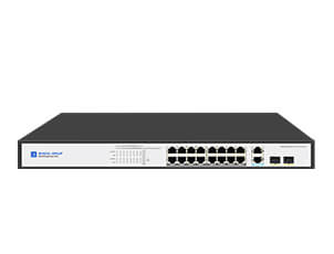 16 Port Gigabit Unmanaged PoE Switch with 2 Gigabit RJ45 and 2 Gigabit SFP Uplink (SP5220-16PGE2G2GF)