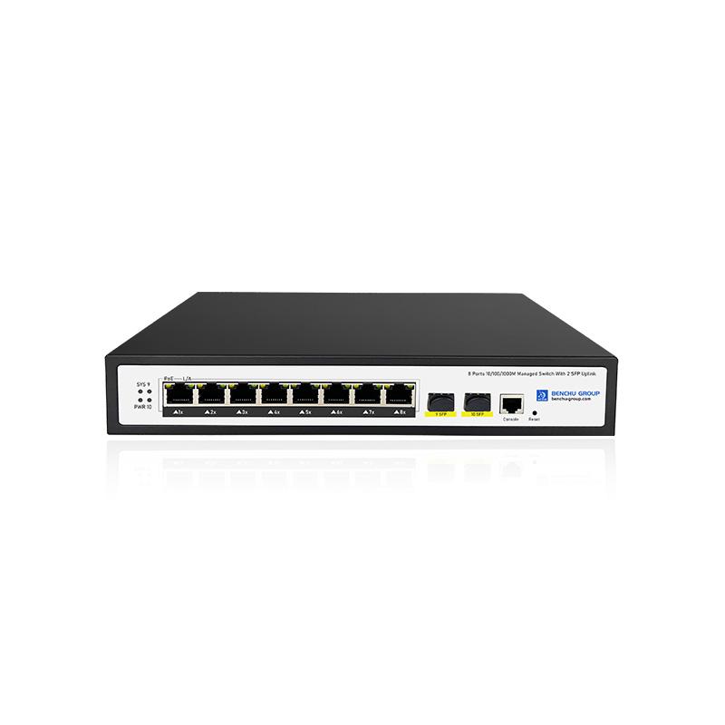 managed switch 8 port PoE