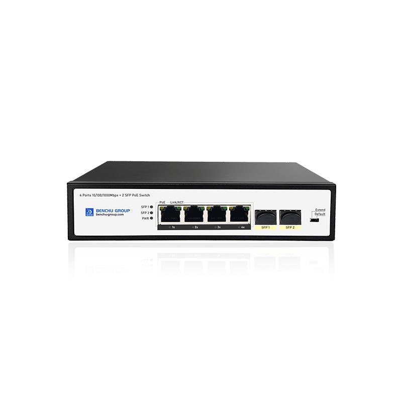 gigabit ethernet switch 4 port poe