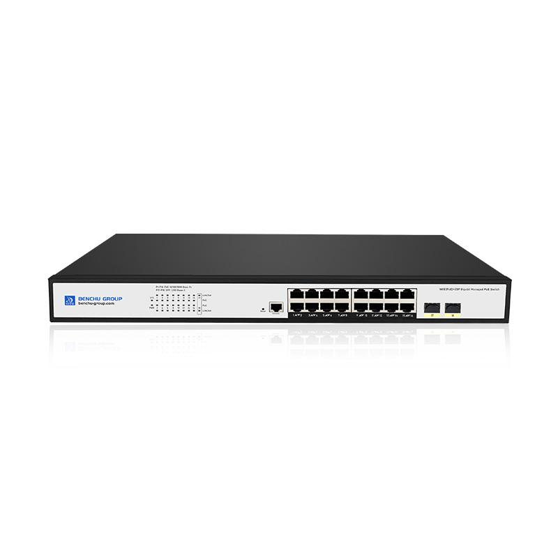 L2 managed switch 16 port poe