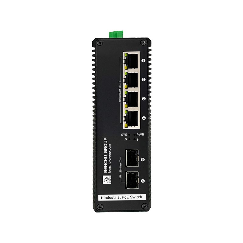 solar industrial PoE Switch 4 port