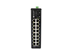 16 Port Gigabit Managed Industrial Ethernet Switch With 2 Gigabit SFP Uplink