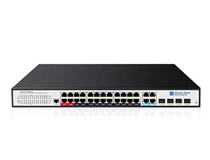 Managed 24 Ports Gigabit UPoE+ Switch, With 4-1Gb RJ45/SFP Combo, 4 PoE++ Ports And 20 PoE+ Ports, 500W Power Budget, Suoort ERPS