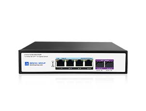 6 Port 2.5G Unmanaged Ethernet Switch, Desktop And Wall Mount, Fanless Silent Design