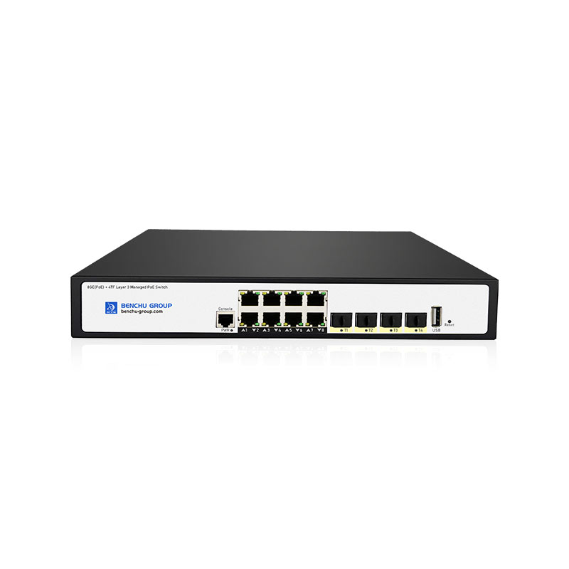 8 Port Managed PoE Switch with 10G SFP+