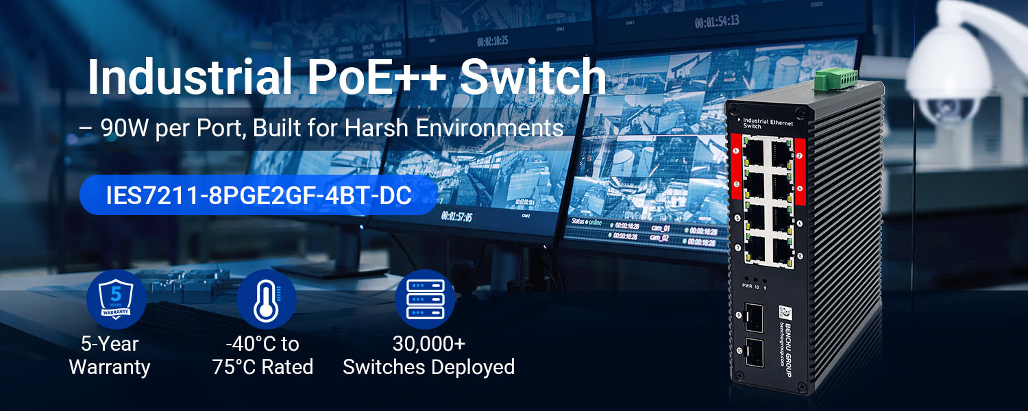industrial poe++ switch 8 port Product poster