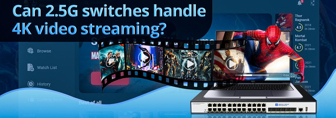 Can 2.5G switches handle 4K video streaming Can 2.5G switches handle 4K video streaming