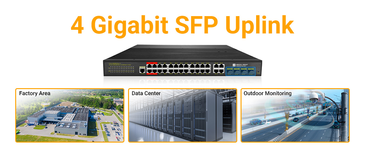 24 port PoE++ switch ideal for large industrial and enterprise applications 24 port PoE++ switch ideal for large industrial and enterprise applications