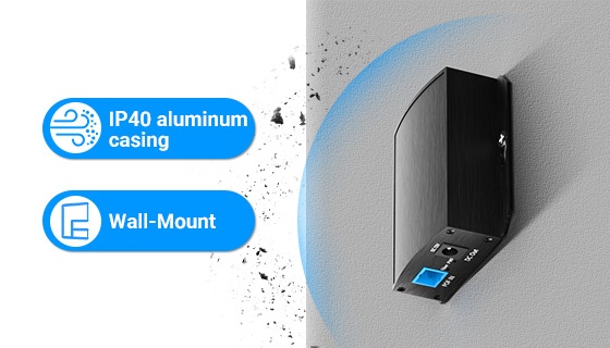 IP40 Aluminum Wall Mount Enclosure pof splitter IP40 Aluminum Wall Mount Enclosure pof splitter