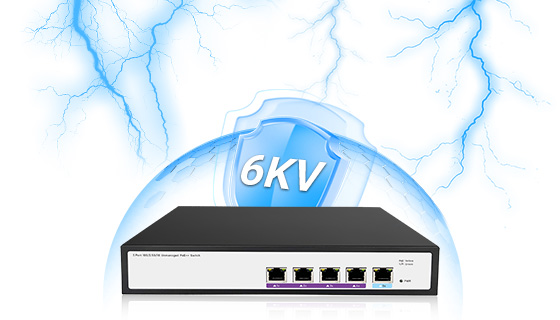 Silicon-level 6KV surge protection engineering embedded to insulate internal electronics against severe outdoor lightning damage.