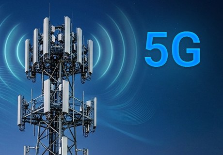 La tecnología 5G brilla con luz propia, la estrella del futuro que corona las comunicaciones.