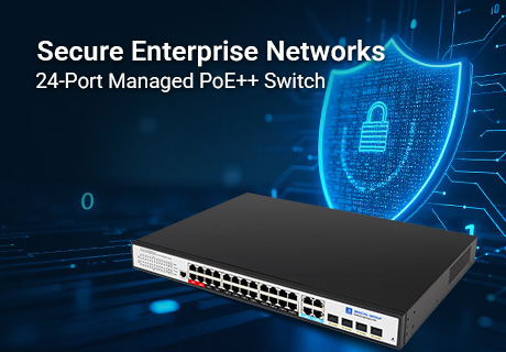 Benchu lanza un conmutador UPoE+ gestionado de 24 puertos con PoE++ cuádruple de 90 W y protección ERPS