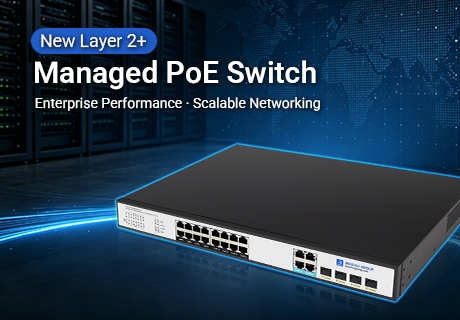 El nuevo switch PoE gestionado de capa 2+ ofrece rendimiento y escalabilidad de nivel empresarial para redes modernas.